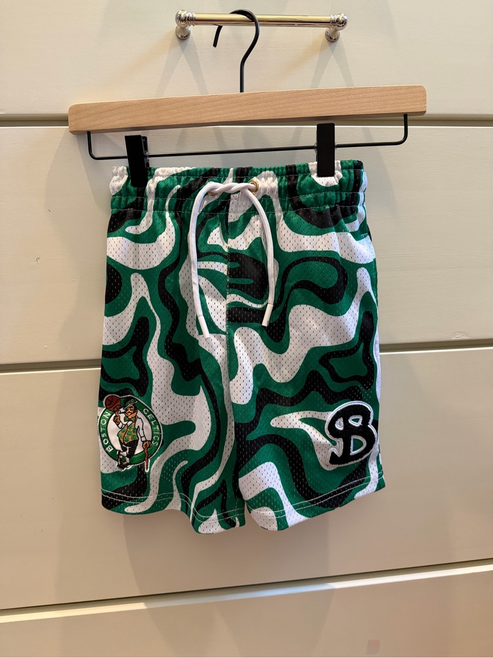 Boys Boston Celtics BKTSQD Shorts